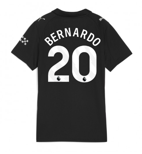 Manchester City Bernardo Silva #20 Venkovní Dres pro Dámské 2025-26 Krátký Rukáv Manchester City Bernardo Silva #20 Venkovní Dres pro Dámské 2025-26 Krátký Rukáv